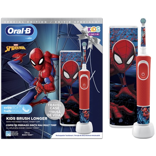 Oral-B Kids Spiderman Special Edition Toothbrush 1 Τεμάχιο Oral-B Kids Spiderman Special Edition Toothbrush 1 Τεμάχιο