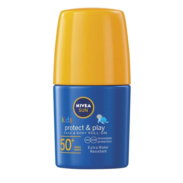 Nivea Sun Kids Protect & Play Face & Body Roll on Spf50+, 50ml Nivea Sun Kids Protect & Play Face & Body Roll on Spf50+, 50ml