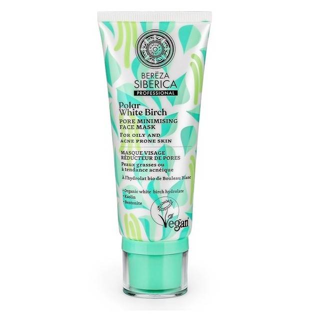 Natura Siberica Bereza Polar White Birch Pore Minimising Face Mask 100ml Natura Siberica Bereza Polar White Birch Pore Minimising Face Mask 100ml