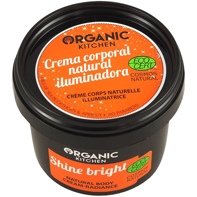 Organic Kitchen Shine Bright Natural Body Cream-Radiance 100ml Organic Kitchen Shine Bright Natural Body Cream-Radiance 100ml