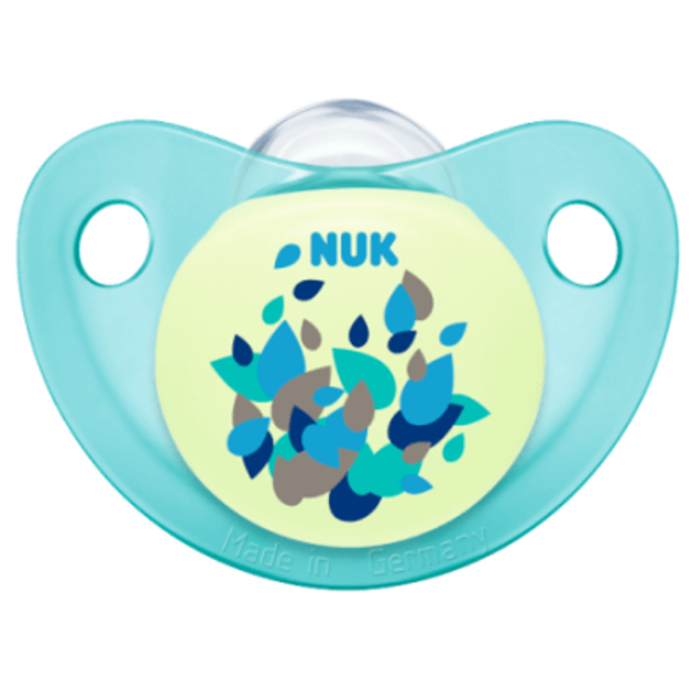 NUK Trendline Night & Day Πιπίλα Σιλικόνης Χωρίς Κρίκο Μεγέθη 1-2 NUK Trendline Night & Day Πιπίλα Σιλικόνης Χωρίς Κρίκο Μεγέθη 1-2