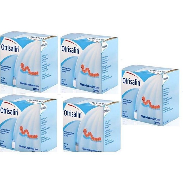 5 x Otrisalin Πλαστικές Αμπούλες 30x5 Καθαρισμός Μύτης 5 x Otrisalin Πλαστικές Αμπούλες 30x5 Καθαρισμός Μύτης