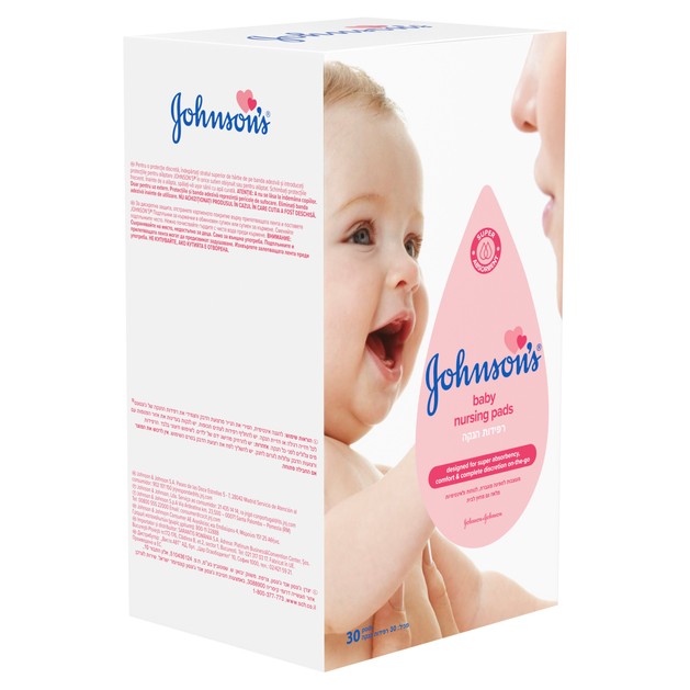 Johnson\'s Baby Επιθέματα Στήθους Σχεδιασμένα για Ασφαλή Προστασία 30 Τεμάχια Johnson\'s Baby Επιθέματα Στήθους Σχεδιασμένα για Ασφαλή Προστασία 30 Τεμάχια