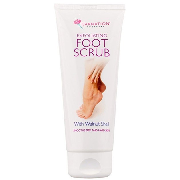 Vican Carnation Footcare Exfoliating Foot Scrub with Walnut Shell 100ml Vican Carnation Footcare Exfoliating Foot Scrub with Walnut Shell 100ml