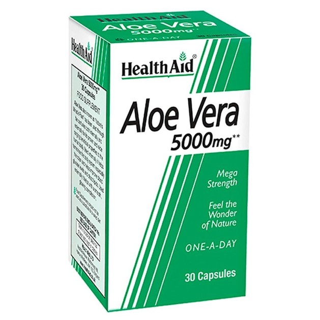 Health Aid Aloe Vera 5000mg 30caps Health Aid Aloe Vera 5000mg 30caps