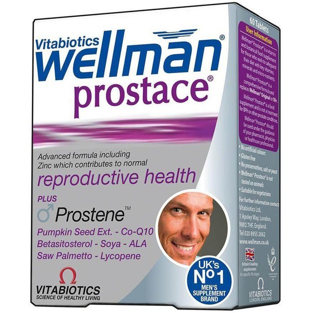 Vitabiotics Wellman Prostace 60tabs Vitabiotics Wellman Prostace 60tabs