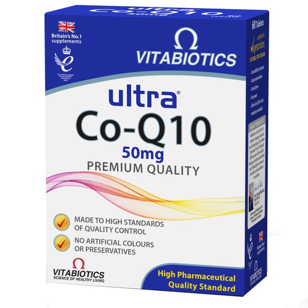 Vitabiotics Ultra Co-Q10 50mg Premium Quality 60tabs Vitabiotics Ultra Co-Q10 50mg Premium Quality 60tabs