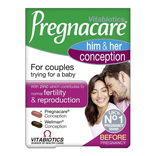 Vitabiotics Pregnacare His & Her 30tabs & 30tabs Vitabiotics Pregnacare His & Her 30tabs & 30tabs