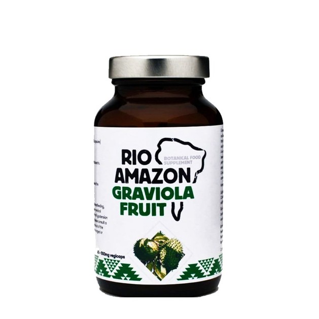 Rio Amazon Graviola Fruit 500mg 120Veg.caps Rio Amazon Graviola Fruit 500mg 120Veg.caps