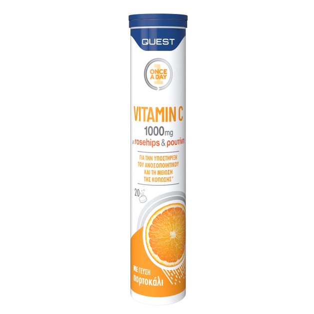 Quest Once A Day Vitamin C 1000mg 20eff.tabs Quest Once A Day Vitamin C 1000mg 20eff.tabs