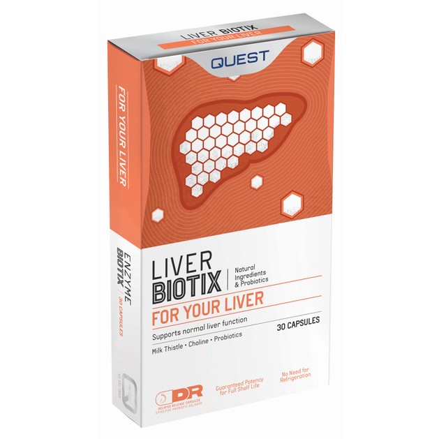 Quest Liver Biotix Supports Normal Liver Function 30caps Quest Liver Biotix Supports Normal Liver Function 30caps