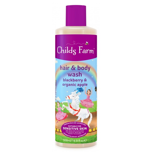 Childs Farm Hair & Body Wash with Blackberry & Organic Apple Κωδ CF525, 500ml Childs Farm Hair & Body Wash with Blackberry & Organic Apple Κωδ CF525, 500ml