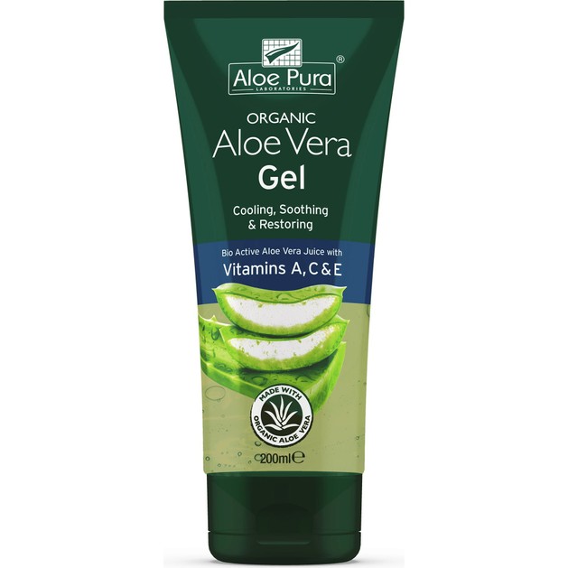 Optima Organic Aloe Vera Gel with Vtamin A,C & E 200ml Optima Organic Aloe Vera Gel with Vtamin A,C & E 200ml