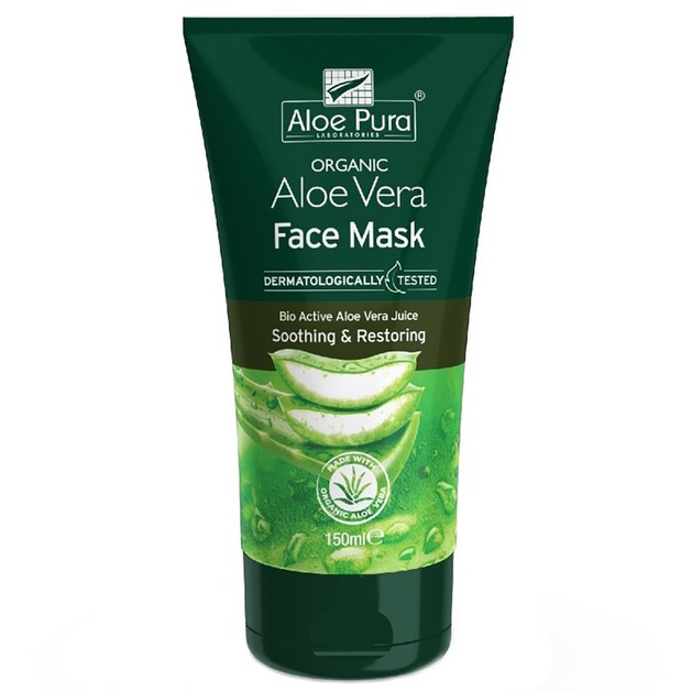 Optima Aloe Pura Organic Aloe Vera Soothing & Restoring Face Mask 150ml Optima Aloe Pura Organic Aloe Vera Soothing & Restoring Face Mask 150ml