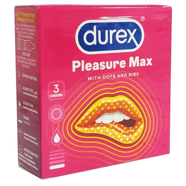 Durex Pleasuremax 3 Τεμάχια Durex Pleasuremax 3 Τεμάχια