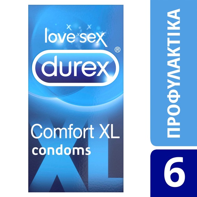 Durex Comfort XL 6 Τεμάχια Durex Comfort XL 6 Τεμάχια