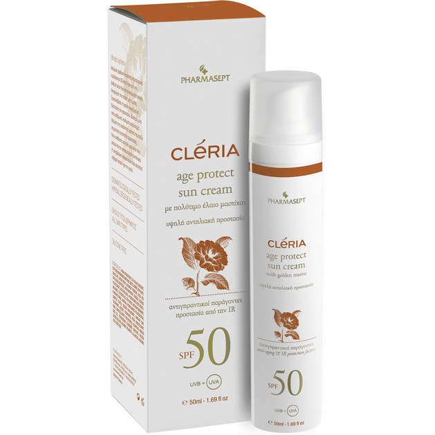 Pharmasept Cleria Age Protect Sun Cream Spf50, 50ml Pharmasept Cleria Age Protect Sun Cream Spf50, 50ml