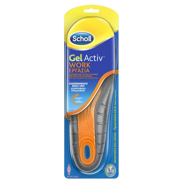 Scholl Gel Activ Work Γυναικείοι Πάτοι 1 ζευγάρι Scholl Gel Activ Work Γυναικείοι Πάτοι 1 ζευγάρι