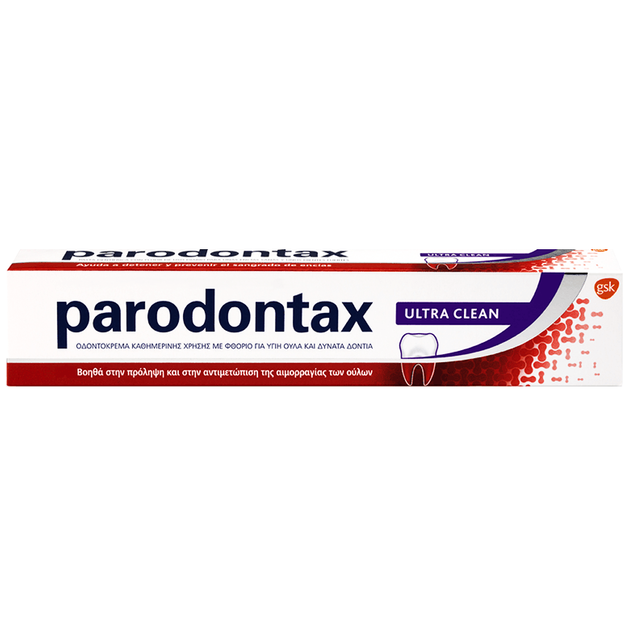 Parodontax Ultra Clean Οδοντόκρεμα Για Ούλα που Αιμορραγούν 75ml Parodontax Ultra Clean Οδοντόκρεμα Για Ούλα που Αιμορραγούν 75ml