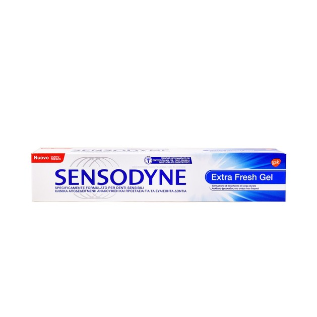 Sensodyne Extra Fresh Gel Οδοντόπαστα με Κλινικά Αποδεδειγμένη Ανακούφιση για τα Ευαίσθητα Δόντια 75ml Sensodyne Extra Fresh Gel Οδοντόπαστα με Κλινικά Αποδεδειγμένη Ανακούφιση για τα Ευαίσθητα Δόντια 75ml