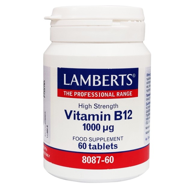 Lamberts Vitamin B12 1000μg 60tabs Lamberts Vitamin B12 1000μg 60tabs