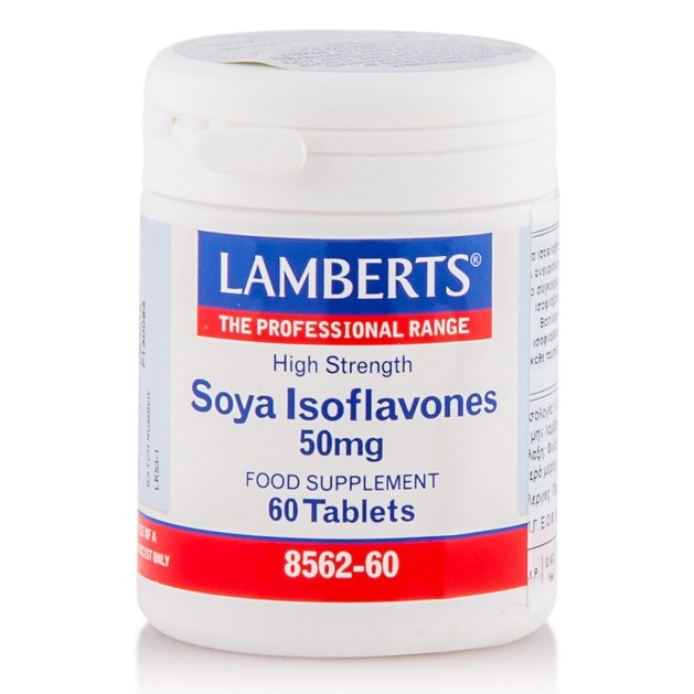 Lamberts Soya Isoflavones 50mg Συμπλήρωμα Διατροφής Ισοφλαβονοειδών Σόγιας για Γυναίκες Κατά τη Διάρκεια της Εμμηνόπαυσης 60tabs Lamberts Soya Isoflavones 50mg Συμπλήρωμα Διατροφής Ισοφλαβονοειδών Σόγιας για Γυναίκες Κατά τη Διάρκεια της Εμμηνόπαυσης 60tabs