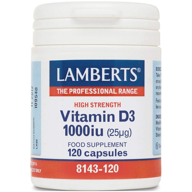Lamberts Vitamin D3 1000iu 120tabs Lamberts Vitamin D3 1000iu 120tabs