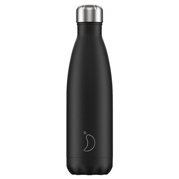Chilly\'s Bottle Monochrome Edition Black 500ml Chilly\'s Bottle Monochrome Edition Black 500ml