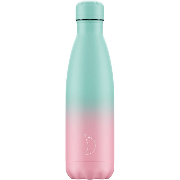 Chilly\'s Bottle Gradient Edition Pastel Ανοξείδωτο Θερμός σε Ροζ με Σιέλ Παστέλ Χρώμα 500ml Chilly\'s Bottle Gradient Edition Pastel Ανοξείδωτο Θερμός σε Ροζ με Σιέλ Παστέλ Χρώμα 500ml