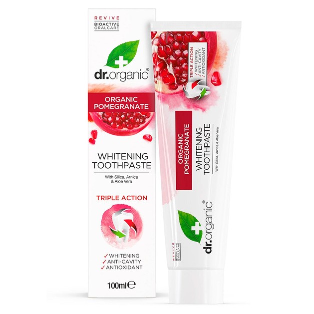 Dr Organic Organic Pomegranate Toothpaste 100ml Dr Organic Organic Pomegranate Toothpaste 100ml
