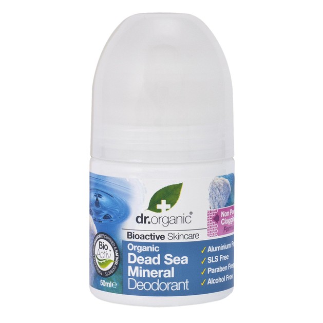 Dr Organic Dead Sea Mineral Roll on Deodorant 50ml Dr Organic Dead Sea Mineral Roll on Deodorant 50ml