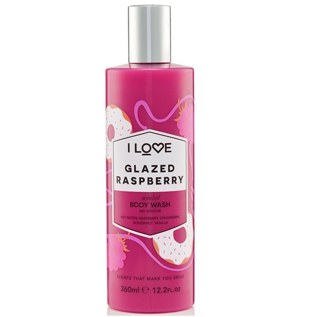 I Love... Glazed Raspberry Scented Body Wash Κρεμώδες Απαλό Αφρόλουτρο με Υπέροχο Άρωμα Φρούτων 360ml I Love... Glazed Raspberry Scented Body Wash Κρεμώδες Απαλό Αφρόλουτρο με Υπέροχο Άρωμα Φρούτων 360ml