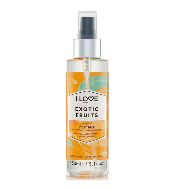 I Love... Exotic Fruits Scented Body Mist Spray 150ml I Love... Exotic Fruits Scented Body Mist Spray 150ml