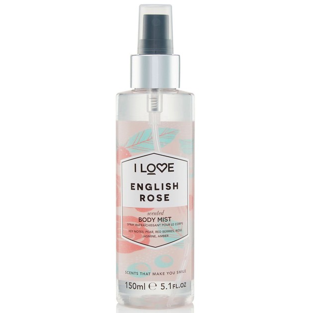 I love... English Rose Body Mist 150ml I love... English Rose Body Mist 150ml