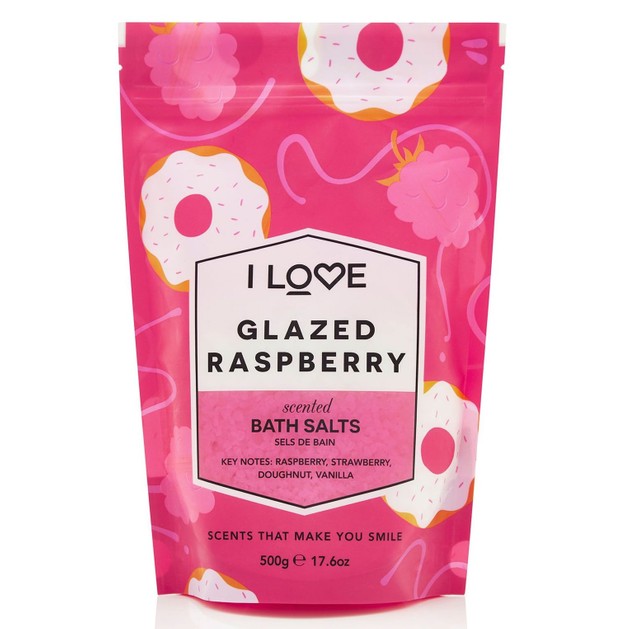 I love... Glazed Raspberry Bath Salts Άλατα Μπάνιου με Υπέροχο Άρωμα από Εκχυλίσματα Φρούτων 500gr I love... Glazed Raspberry Bath Salts Άλατα Μπάνιου με Υπέροχο Άρωμα από Εκχυλίσματα Φρούτων 500gr