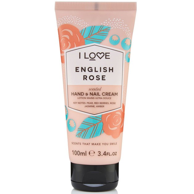 I love... English Rose Hand and Nail Cream 100ml I love... English Rose Hand and Nail Cream 100ml