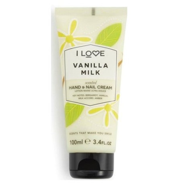 I Love... Vanilla Milk Scented Hand & Nail Cream Κρέμα Περιποίησης των Σκασμένων & Ξηρών Χεριών-Νυχιών 100ml I Love... Vanilla Milk Scented Hand & Nail Cream Κρέμα Περιποίησης των Σκασμένων & Ξηρών Χεριών-Νυχιών 100ml