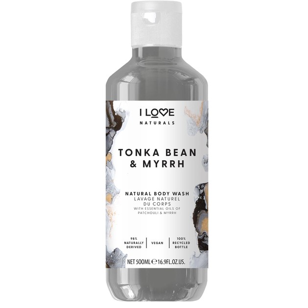 I love... Tonka Bean & Myrrh Body Wash 500ml I love... Tonka Bean & Myrrh Body Wash 500ml