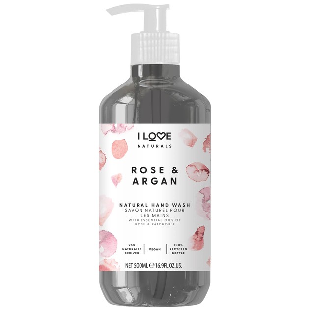 I love... Rose & Argan Hand Wash 500ml I love... Rose & Argan Hand Wash 500ml