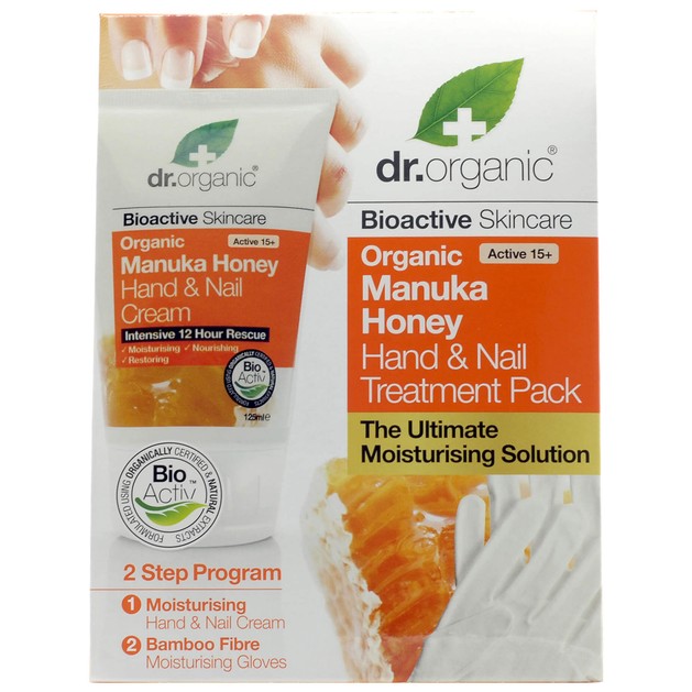Dr Organic Πακέτο Προσφοράς Manuka Honey Hand Cream & Nail Treatment Pack Ολοκληρωμένη Φροντίδα & Περιποίηση για τα Χέρια 125ml Dr Organic Πακέτο Προσφοράς Manuka Honey Hand Cream & Nail Treatment Pack Ολοκληρωμένη Φροντίδα & Περιποίηση για τα Χέρια 125ml