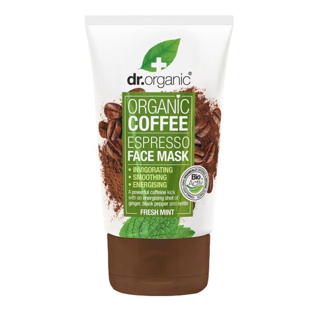 Dr Organic Coffee Espresso Face Mask with Fresh Mint 125ml Dr Organic Coffee Espresso Face Mask with Fresh Mint 125ml