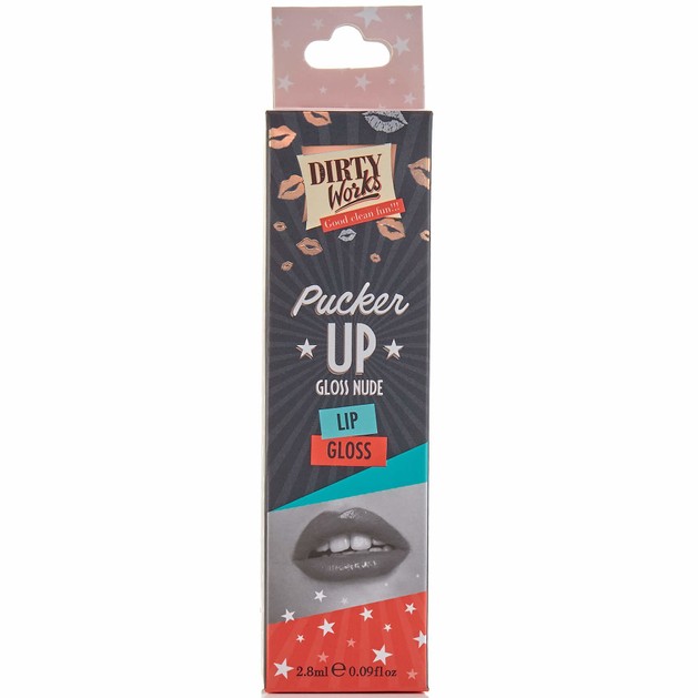Dirty Works Pucker Up Gloss Nude Kiss Lip Gloss Nude 2.8ml Dirty Works Pucker Up Gloss Nude Kiss Lip Gloss Nude 2.8ml