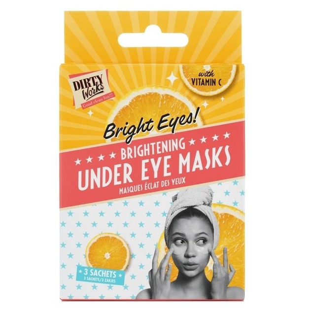 Dirty Works Bright Eyes Brightening Under Eyes Masks with Vitamin C 3 Ζεύγη Dirty Works Bright Eyes Brightening Under Eyes Masks with Vitamin C 3 Ζεύγη