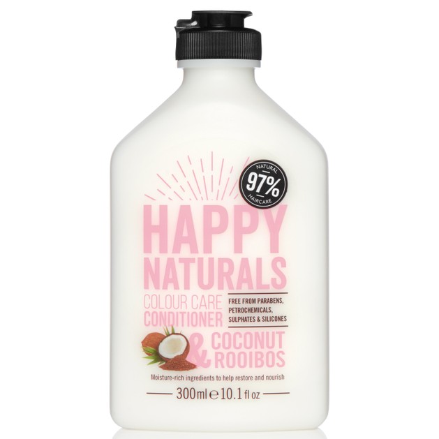 Happy Naturals Colour Care Conditioner Coconut & Rooibos Μαλακτική Κρέμα για Λάμψη & Θρέψη στα Βαμμένα Μαλλιά 300ml Happy Naturals Colour Care Conditioner Coconut & Rooibos Μαλακτική Κρέμα για Λάμψη & Θρέψη στα Βαμμένα Μαλλιά 300ml