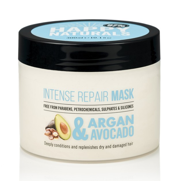 Happy Naturals Intense Repair Mask Argan & Avocado Εντατική Μάσκα Επανόρθωσης για Ξηρά & Ταλαιπωρημένα Μαλλιά 300ml Happy Naturals Intense Repair Mask Argan & Avocado Εντατική Μάσκα Επανόρθωσης για Ξηρά & Ταλαιπωρημένα Μαλλιά 300ml