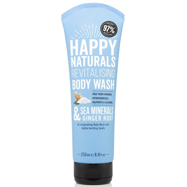 Happy Naturals Sea Minerals & Ginger Root Revitalising Body Wash Αναζωογονητικό Αφρόλουτρο για Αίσθηση Φρεσκάδας 250ml Happy Naturals Sea Minerals & Ginger Root Revitalising Body Wash Αναζωογονητικό Αφρόλουτρο για Αίσθηση Φρεσκάδας 250ml