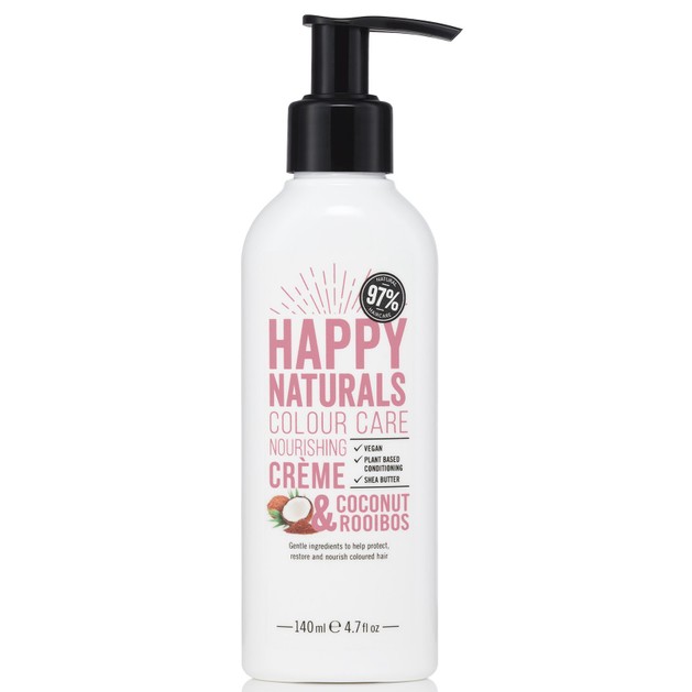 Happy Naturals Colour Care Nourishing Creme Coconut & Rooibos Υπερθρεπτική Κρέμα για Λάμψη & Ενυδάτωση στα Βαμμένα Μαλλιά 140ml Happy Naturals Colour Care Nourishing Creme Coconut & Rooibos Υπερθρεπτική Κρέμα για Λάμψη & Ενυδάτωση στα Βαμμένα Μαλλιά 140ml