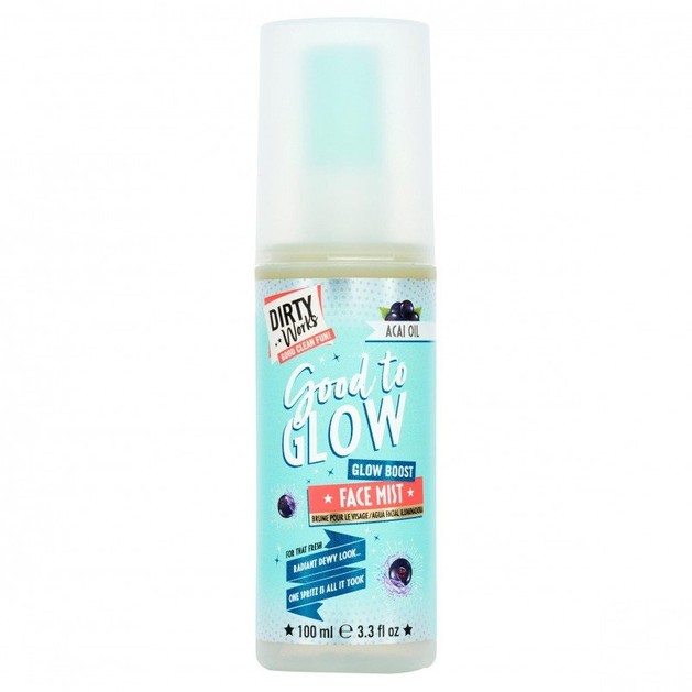 Dirty Works Good to Glow Boost Face Mist Για \'Ενα Φρέσκο Λαμπερό Δροσερό Look 100ml Dirty Works Good to Glow Boost Face Mist Για \'Ενα Φρέσκο Λαμπερό Δροσερό Look 100ml