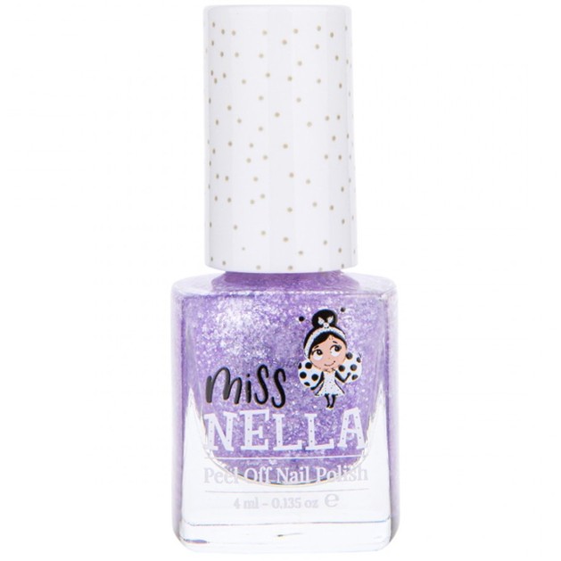 Miss Nella Peel Off Nail Glitter Polish Κωδ. 775-47, 4ml - Sparkly Zebra Miss Nella Peel Off Nail Glitter Polish Κωδ. 775-47, 4ml - Sparkly Zebra