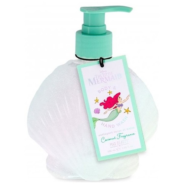 Mad Beauty The Little Mermaid Coconut Body & Hand Wash Κωδ 99523, 350ml Mad Beauty The Little Mermaid Coconut Body & Hand Wash Κωδ 99523, 350ml